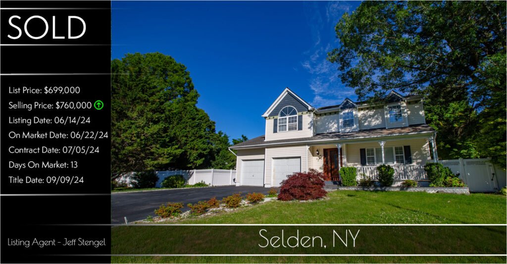Listing Broker Jeff Stengel Real Estate Sold Property Suffolk County Selden NY