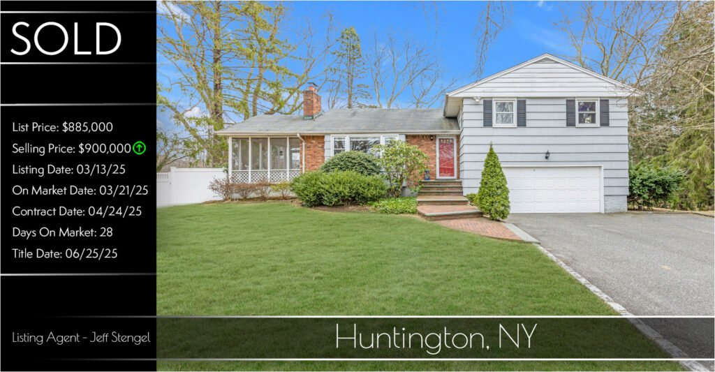 Sold Property Huntington, NY Jeff Stengel Licensed Real Estate Broker